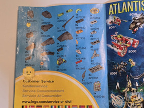 LEGO Atlantis: Monster Crab Clash (8056) Complete with minifig and manual
