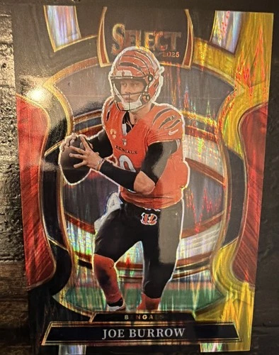 Panini 2025 Select Joe Burrow Prizm Concourse #57 Cincinnati Bengals NFL Card
