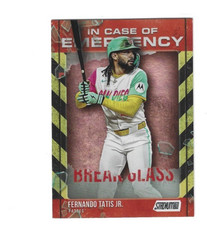 2025 FERNANDO TATIS JR  STADIUM CLUB INCASE OF EMERGENCY BREAK GLASS