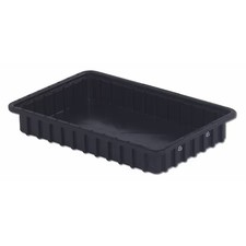 Lewisbins Dc2025-Sxl   Buy 12S Polyethylene, Divider Box, Black, 16 1/2 In L, 2