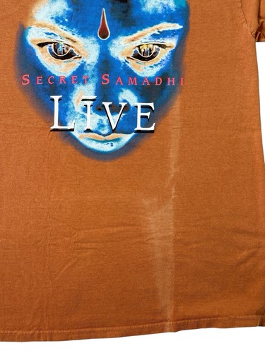 Camiseta De Colección EN Vivo The Band Gira de Conciertos Secreto Samadhi Etiqueta Gigante Años 90 Grande - Imagen 3 de 11