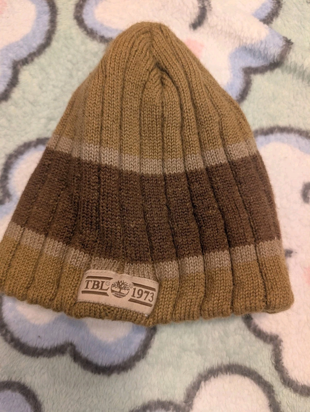 Timberland Wool Knit Beanie Gold T6