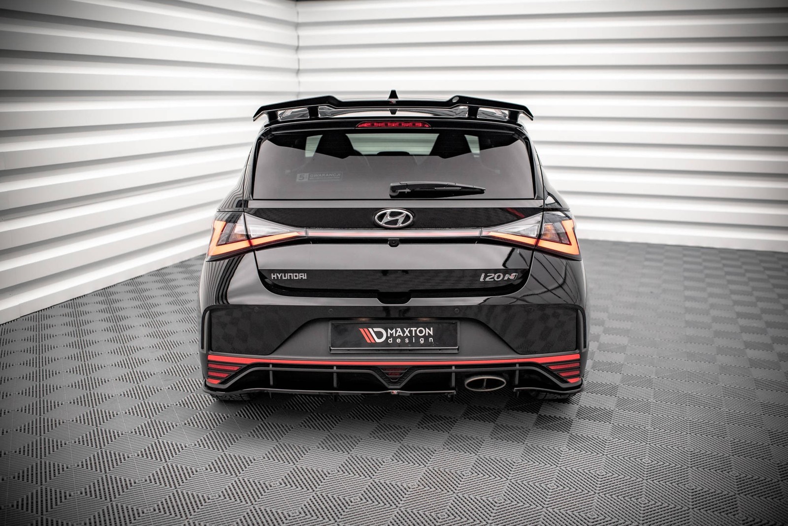 Extension Diffuseur Maxton Finition Haute Qualité Hyundai I20 N Mk3