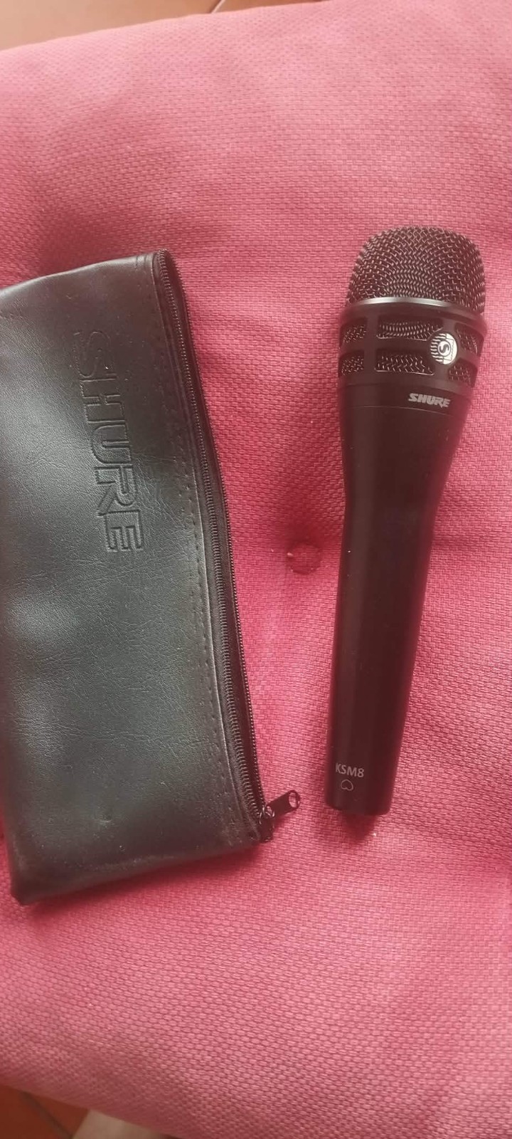Microfono voce shure ksm 8 black