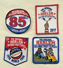 The Original Harlem Globetrotters Basketball Patches 4 Styles  500 Total NOS