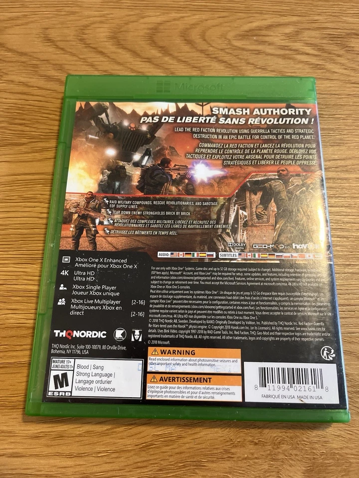 Red Faction Guerilla: Re-Mars-Tered - Microsoft Xbox One - Image 2 of 3