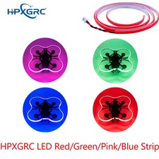 HPXGRC LED Red/Green/Pink/Blue Strip Plug Play No Soldering Required for Drone
