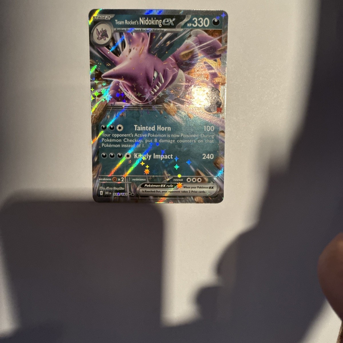 Team Rocket's Nidoking ex 119/182 Sv10: Destined Rivals Holo | eBay