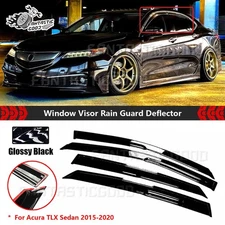 For Acura TLX Sedan 2015-2020 JDM Mugen Style Window Visor Rain Guard Deflectors