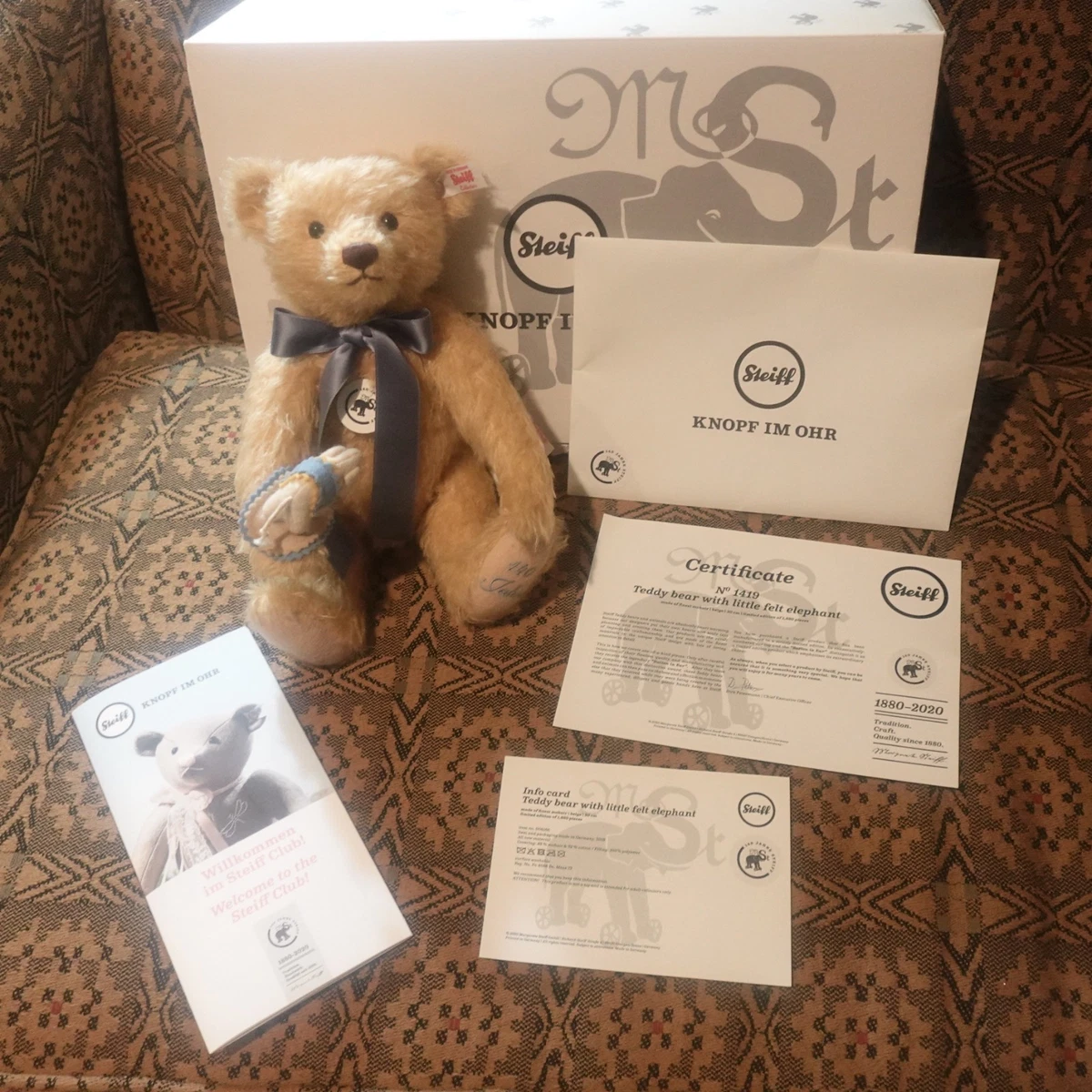 Steiff Elephant In Steiff Teddy Bears for sale | eBay