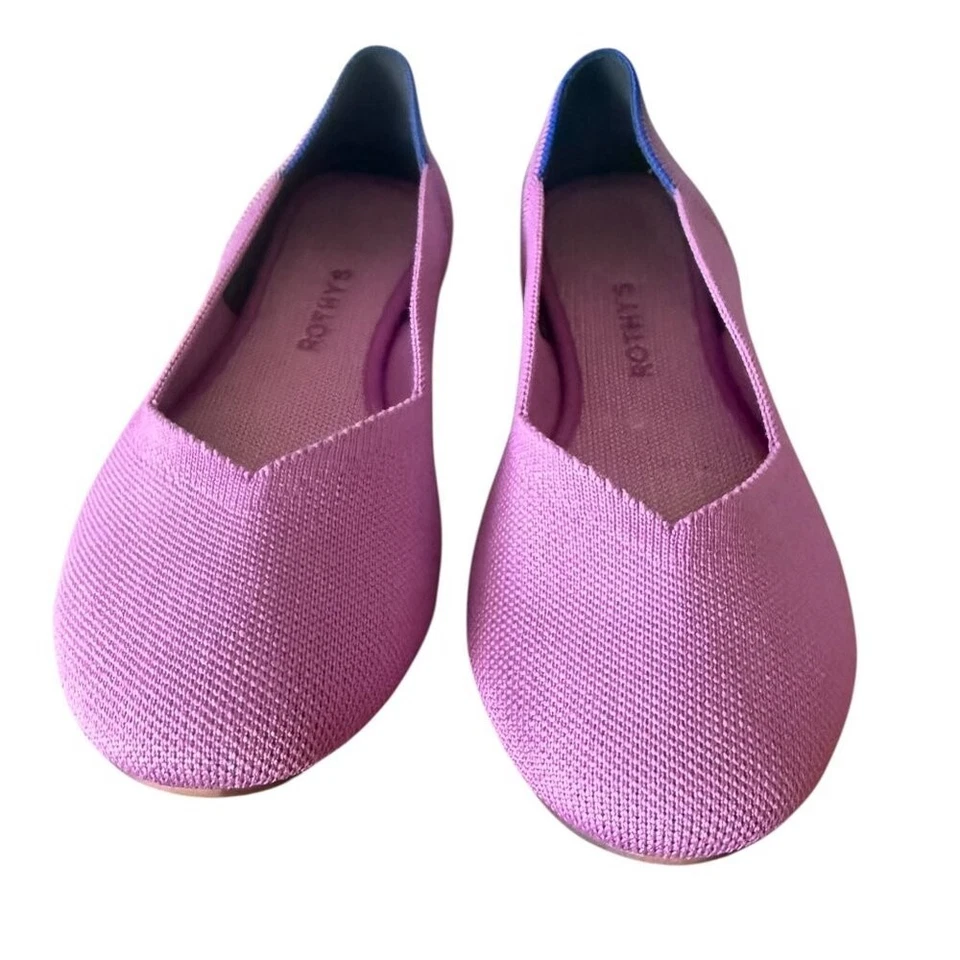 Rothy's 'The Flat' Begonia Rosa Puntera Redonda Talla 9,5 nuevo sin caja Foto 2 de 4