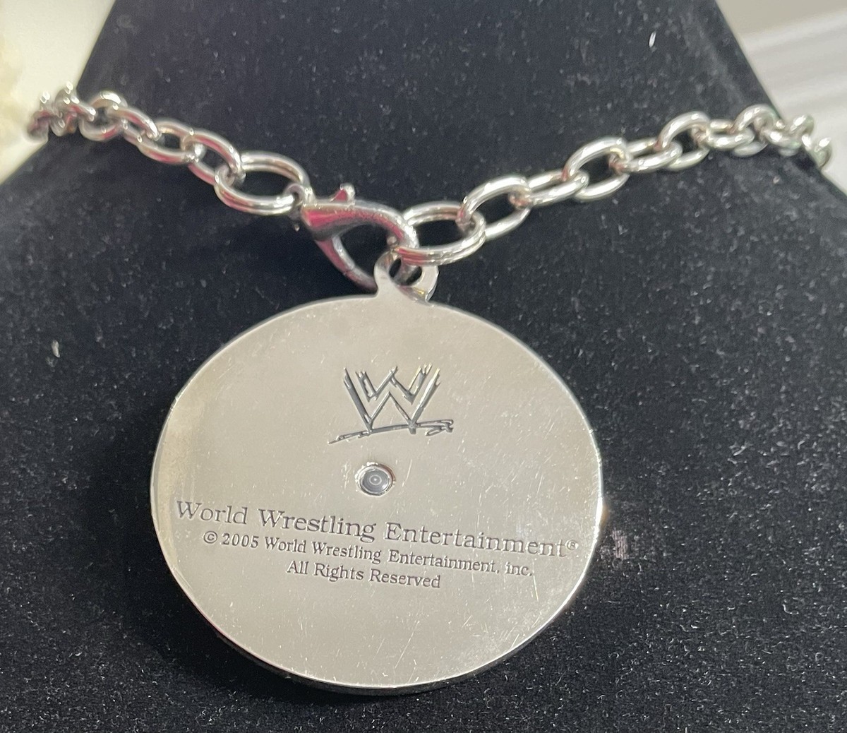 Vtg 2005 WWE John Cena Word Life Pendant Necklace Ruthless 