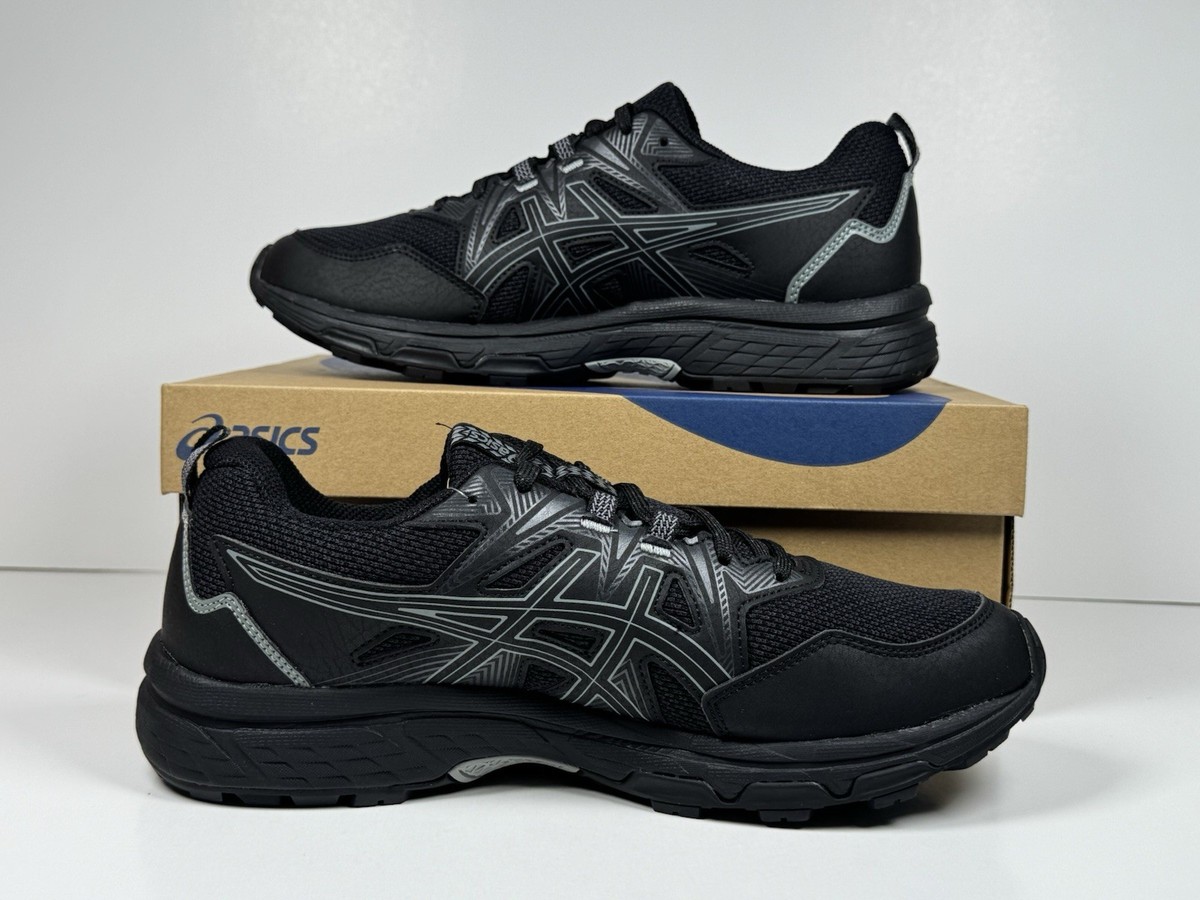 asics サッカーシューズ 黒 Asics Gel Venture 8 Running Shoes Men's Size 7.5 Black/Black