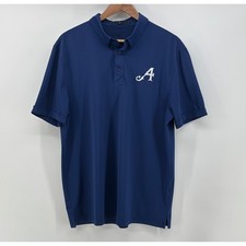 Extracurricular Golf Polo Shirt 4 Aces Men's Medium Navy Blue Performance
