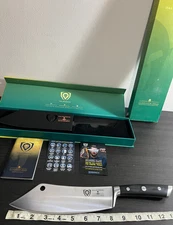 Dalstrong Chef's Knife & Cleaver Hybrid 8" Crixus NEW! german steel gladiator