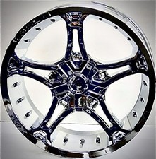Fast neue  Gino Chrom Felgen mit Goodyear Reifen für Fahrzeuge 5x112 .u. 5x120.