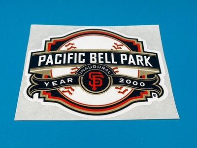 2000 San Francisco Giants Inaugural Season Pacific Pac Bell Park Decal Sticker