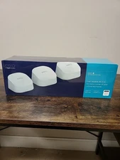 Eero 6 AX1800 1800 Mbps 4 Port 900 Mbps Dual-Band Mesh Wi-Fi 6 System -bw2