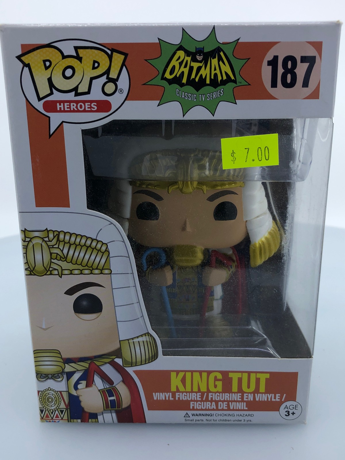 Funko Pop! Heroes Dc Comics Batman: Classic Tv Series King Tut #187 Damaged