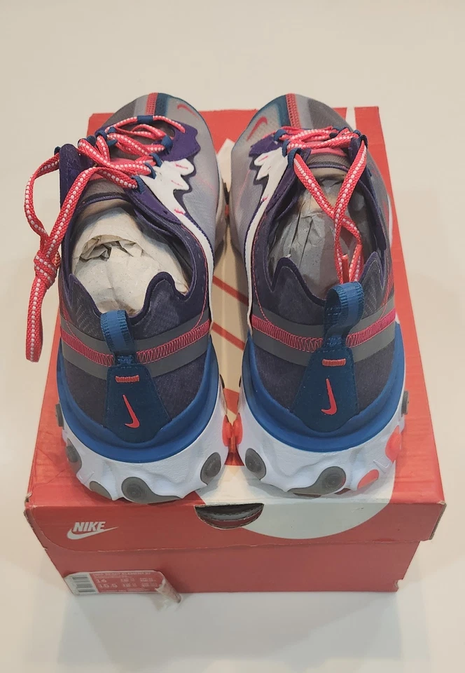 Nike React Element 87 Red Orbit| Brand New In The Original Box|Size 14 - Image 4 of 4