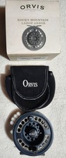 Orvis Rocky Mountain Large Arbor 7/8 Fly Fishing Reel Vintage Used With Box