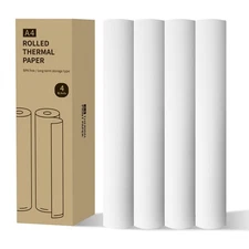 LINGLONG a4 thermal paper rolls, Quick-dry thicker brighter and the font is c...
