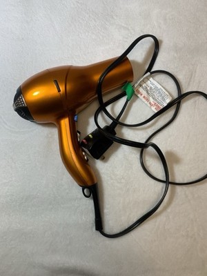 Orange Black Electric Standard Hair Dryer Plastic Unisex