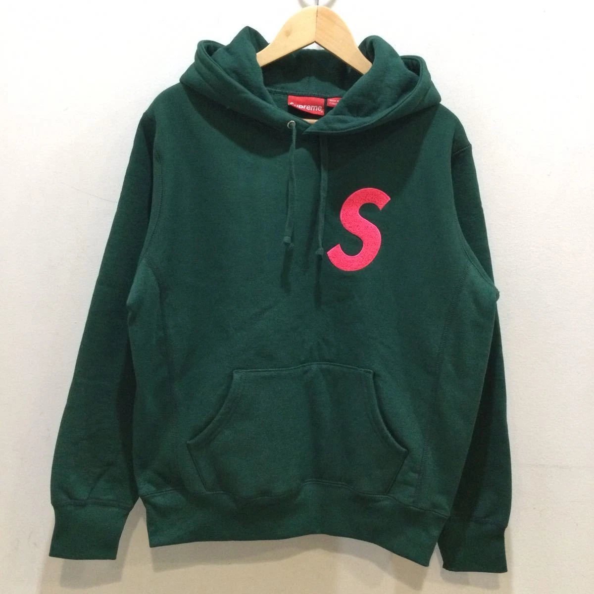Sweat à capuche Supreme Supreme 2019A W logo vert taille S 506257