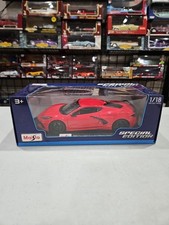 Maisto 1:18 2020 Chevrolet Corvette Stingray C8 Special Edition - Red     SHIPP