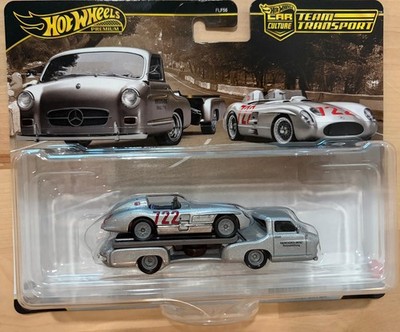 Hot Wheels | Mercedes Benz 300 SLR Renntransporter Premium Team Transport Mattel