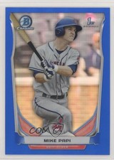 2014 Bowman Draft Chrome Blue Refractor 294/399 Mike Papi #CDP36 t5p