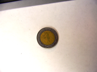 No.２アンティーク メキシコ硬貨 peso 1992 or 2002 or 2004 or 2010 or 2023 BI-METAL Mexican Mexico 2