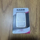 Nadir - 1 oz Fine Silver Bar .999 - Assay Card