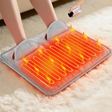 Electric Heated Foot Warmer Double Sided Feet Warmers for Women Men,Foot Warm