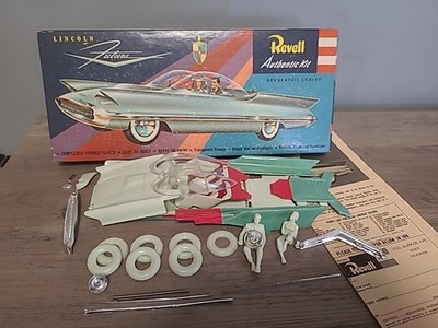 ORIG 1956 Revell Lincoln Futura Model Kit (Not Complete) Barris Batmobile