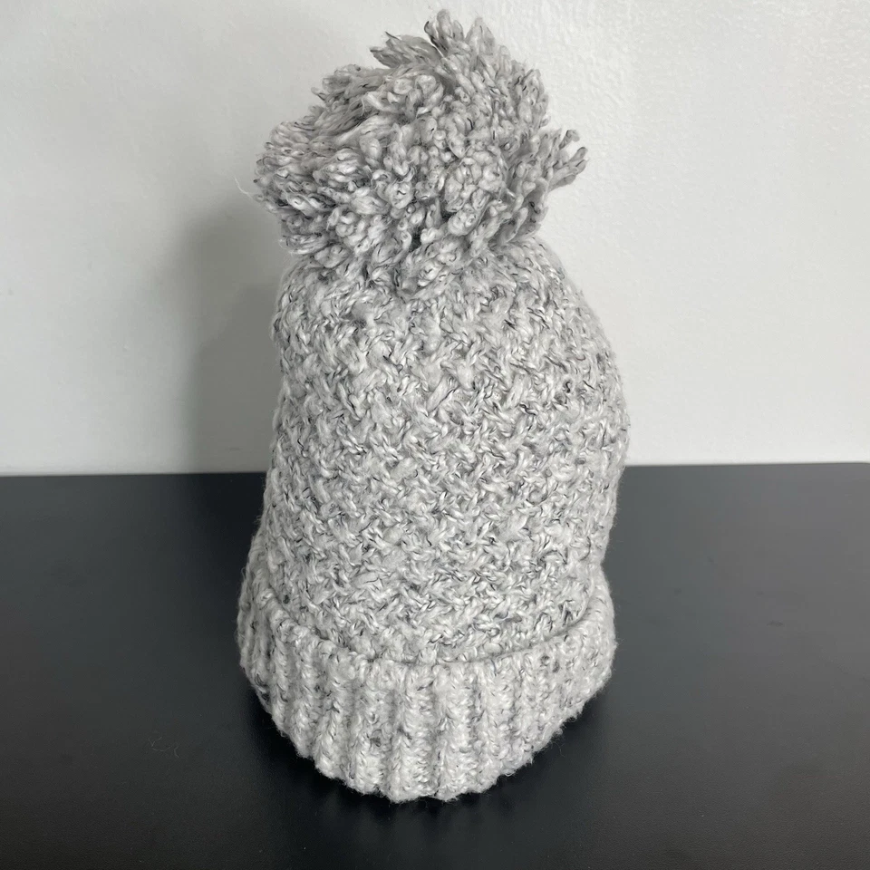 SUPERDRY Beanie Knit One Size Pom White Gray Neon Mountaineering Supplies - Изображение 4 из 4