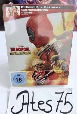   MARVEL DEADPOOL & WOLVERINE 4K UHD  Blu ray STEELBOOK VARIANTE B NEU & SEALED