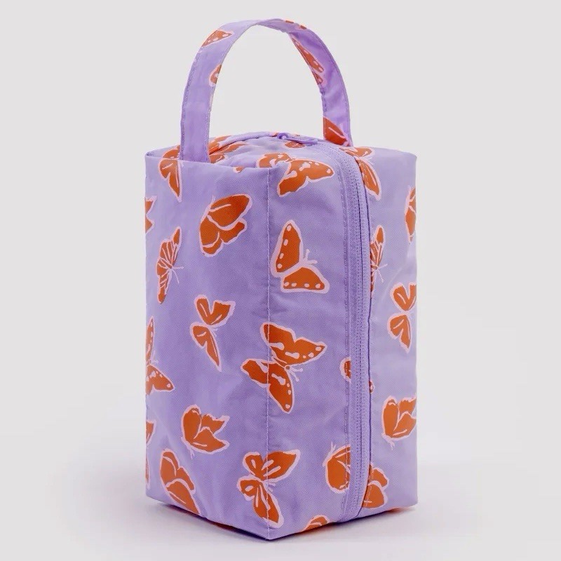 NEW! Baggu DOPP KIT in “Butterflies” — Recycled Nylon Zip Bag, SOLD OUT / RARE!