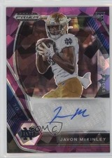 2021 Panini Prizm Draft Picks Purple Ice 46/99 Javon McKinley #DPA-JAV Auto 1o2