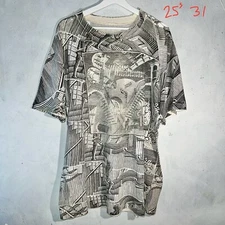 25.5 x 31 Vintage 90s Mc Escher AOP T-Shirt Distressed XL