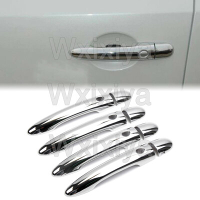 Side Door Handle Catch Cover For Renault Koleos W/ Smart Keyhole Exterior Chrome