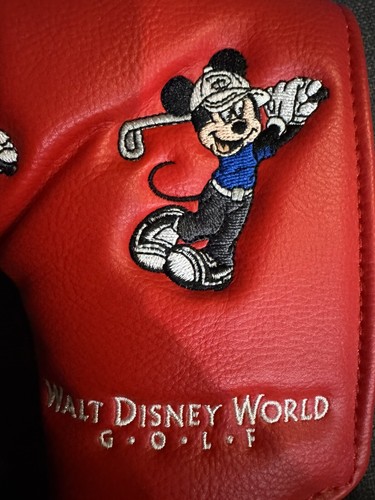Walt Disney World Mickey Mouse Golf Blade Putter Head Cover Red Magnetic - 第 5/5 張圖片