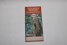 Esso Guide │ Jamestown Festival │Vintage │Travel Map │Yorktown│Williamsburg 1957