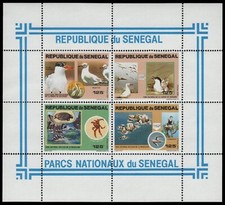 Senegal 1981 - Mi No Block 40 ** - MNH - Birds / Birds