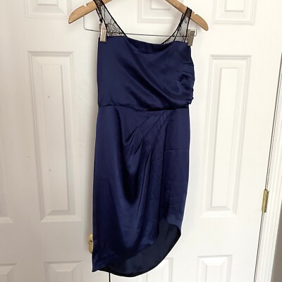alice and olivia navy lace dress Alice + Olivia | Dresses | Alice Olivia Clover Blue Guipure Lace Dress New
