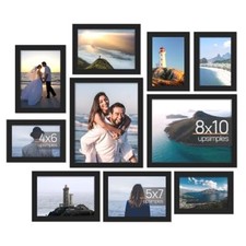 10 Pack Picture Frames Collage Wall Decor, Gallery Wall Frame Set for Black