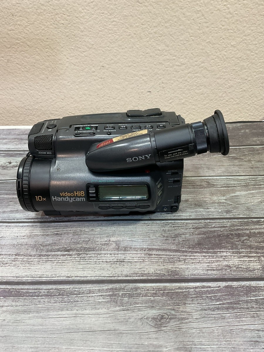 Vintage Sony Handycam Video Hi8 CCD-TR101, Untested | eBay