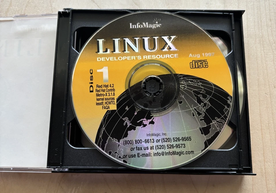 Linux Developer's Resource Infomagic ALIEN 6 CD Set Red Hat Slackware Kernel - Image 3 of 4