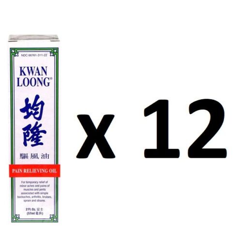 Kwan Loong Medicated Oil Fast Pain Relief Aromatic Oil 57ml * 12 pc. - 第 1/6 張圖片