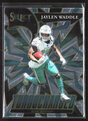 Jaylen Waddle 2021 Panini Select Turbocharged #TUR-9 Miami Dolphins
